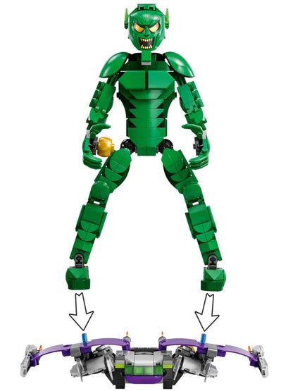 LEGO Marvel – Figurine Green Goblin articulée avec planeur