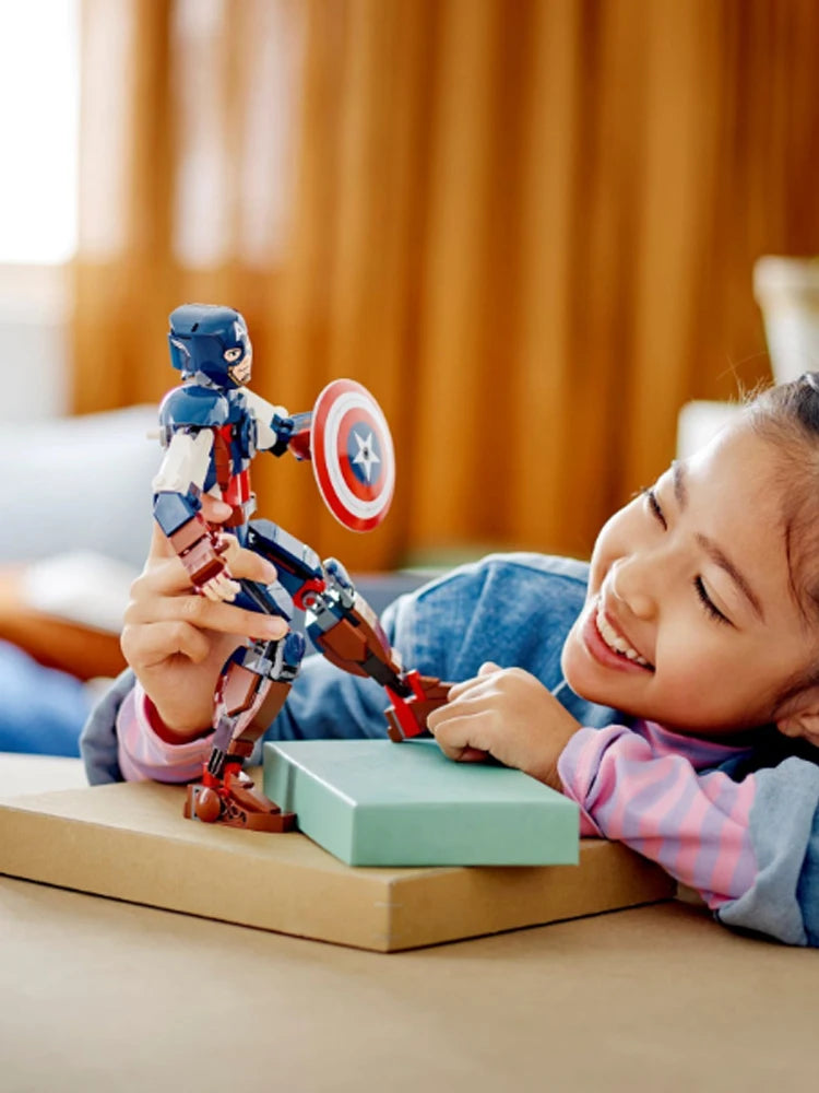 LEGO Marvel Captain America articulé avec son bouclier