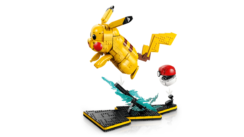 LEGO Pokémon Pikachu et Poké Ball – Set de construction à collectionner