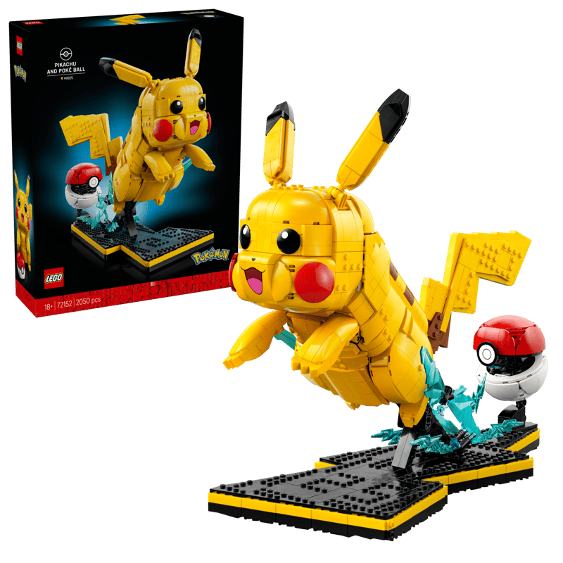LEGO Pokémon Pikachu et Poké Ball – Set de construction à collectionner