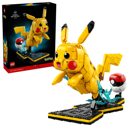 LEGO Pokémon Pikachu et Poké Ball – Set de construction à collectionner
